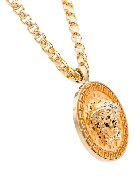 versace 18k|farfetch Versace pendants.